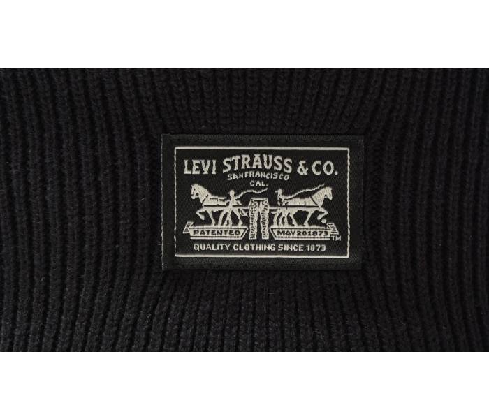 Čiapka Levi´s® Backpatch Beanie čierna