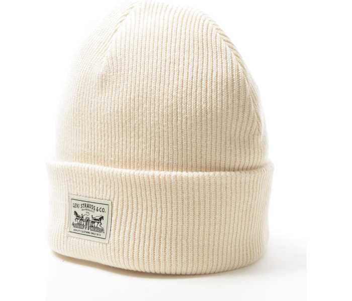 Čiapka Levi´s® Backpatch Beanie béžová