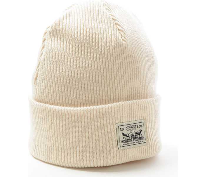 Čiapka Levi´s® Backpatch Beanie béžová