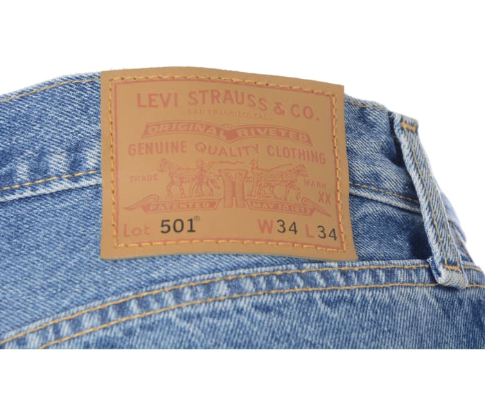 Levi´s® jeans 501 Original Chemicals pánské modré