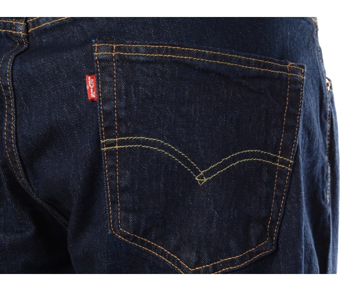 Levi's® jeans 514 Straihgt Stonewash pánske tmavo modré