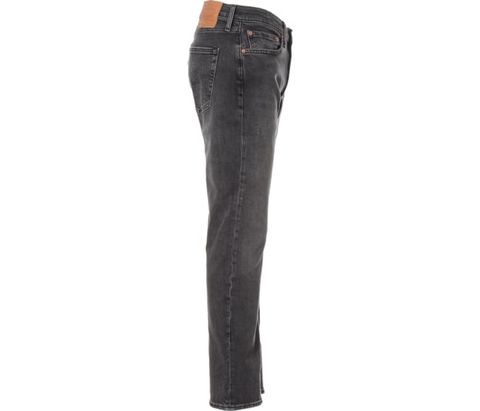 Levi´s® jeans 514 Straight Dark Gray Worn In pánske tmavo šedé