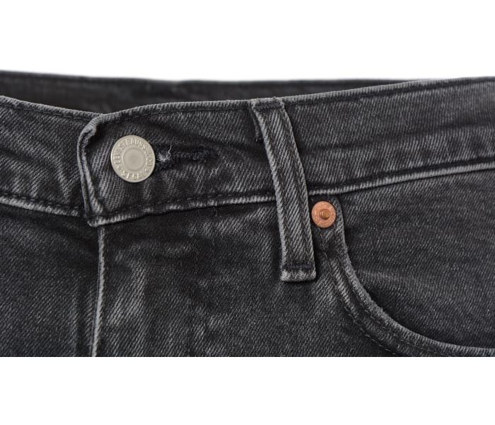 Levi´s® jeans 514 Straight Dark Gray Worn In pánske tmavo šedé