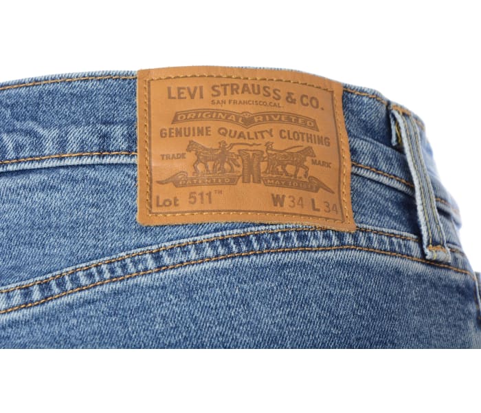 Levi´s® jeans 511 Slim Brighter Days Selvedge pánské modré