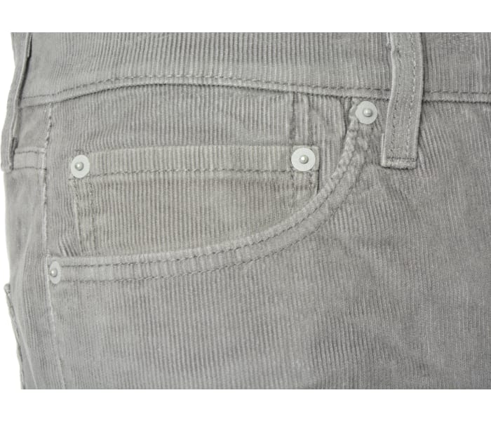 Manšestrové kalhoty Levi´s® 511 Slim Pewter pánské šedé