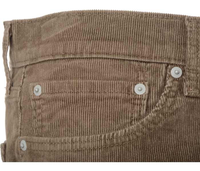 Manšestrové kalhoty Levi´s® 511 Slim Rain Drum pánské hnědé