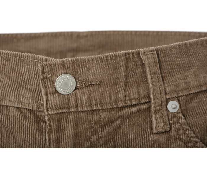 Manšestrové kalhoty Levi´s® 511 Slim Rain Drum pánské hnědé