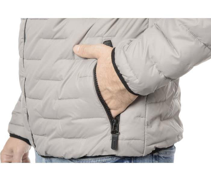 Bunda Pierre Cardin Stepper pánská světle šedá