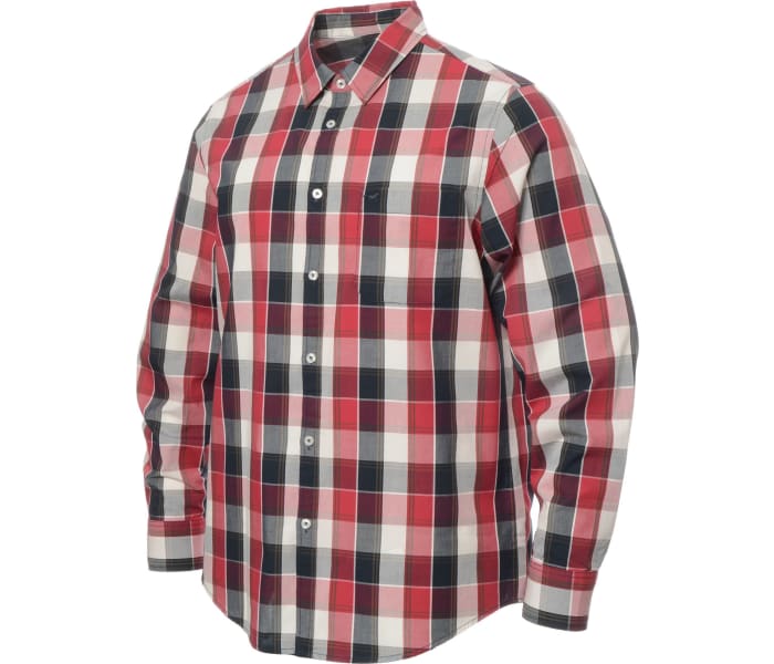 Košeľa Mustang Style Clemens Casual pánska červeno-modrá