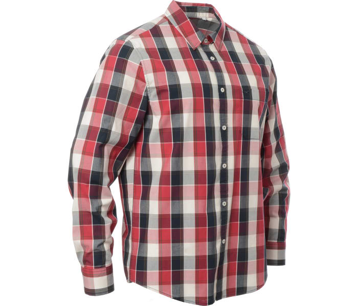 Košeľa Mustang Style Clemens Casual pánska červeno-modrá