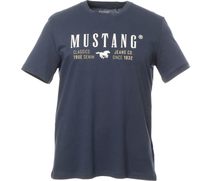 Tričko Mustang Style Alex C Print pánske tmavo modré