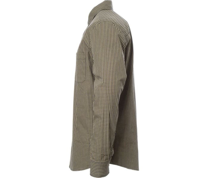 Košile Mustang Style Clemens Gingham pánská hnědá