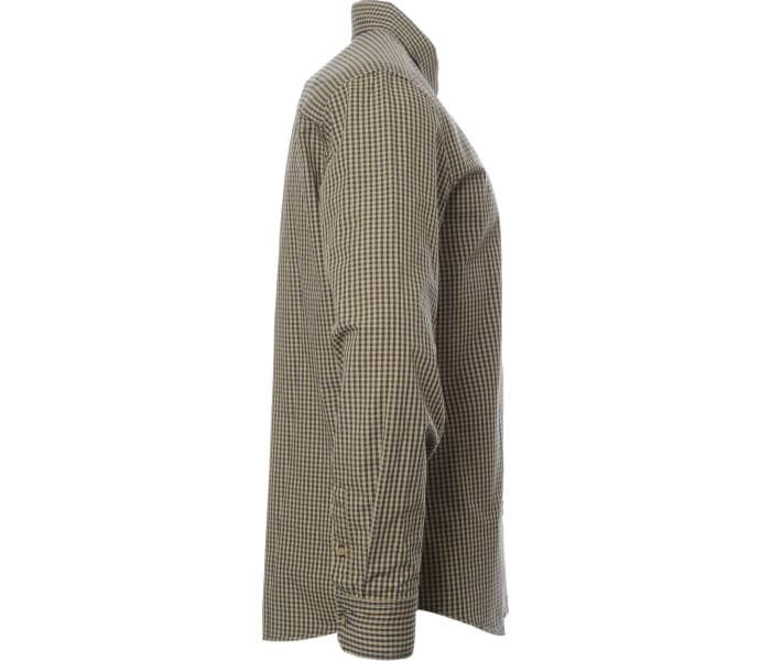 Košile Mustang Style Clemens Gingham pánská hnědá