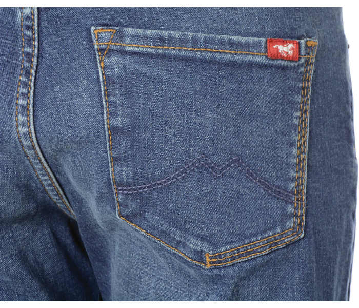 Mustang jeans Style Crosby Relaxed Straight dámske tmavo modré