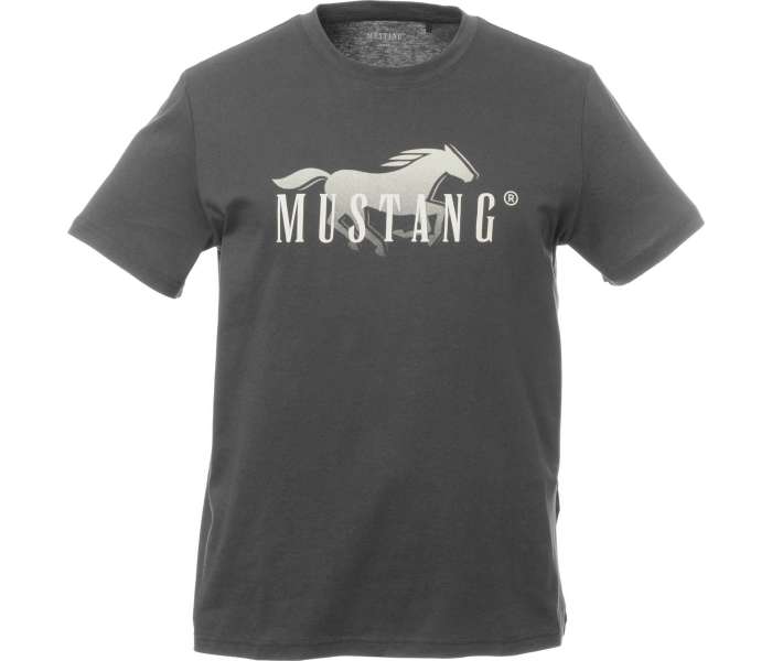 Tričko Mustang Style Austin pánske tmavo šedé
