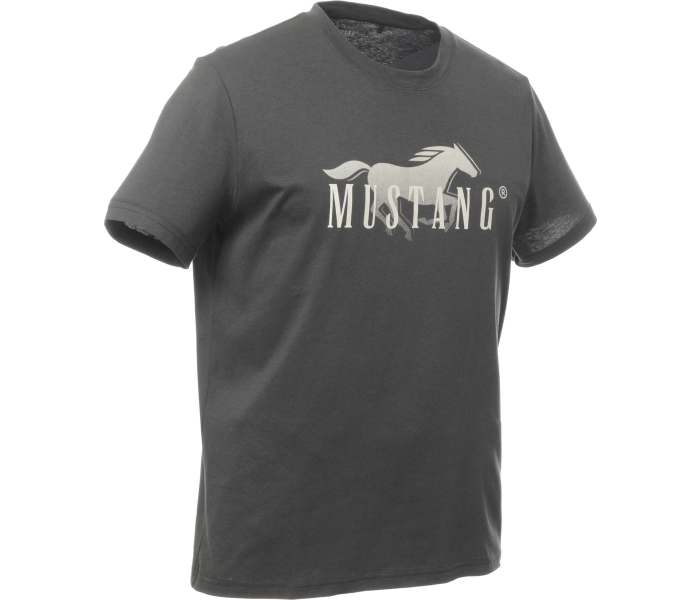 Tričko Mustang Style Austin pánske tmavo šedé
