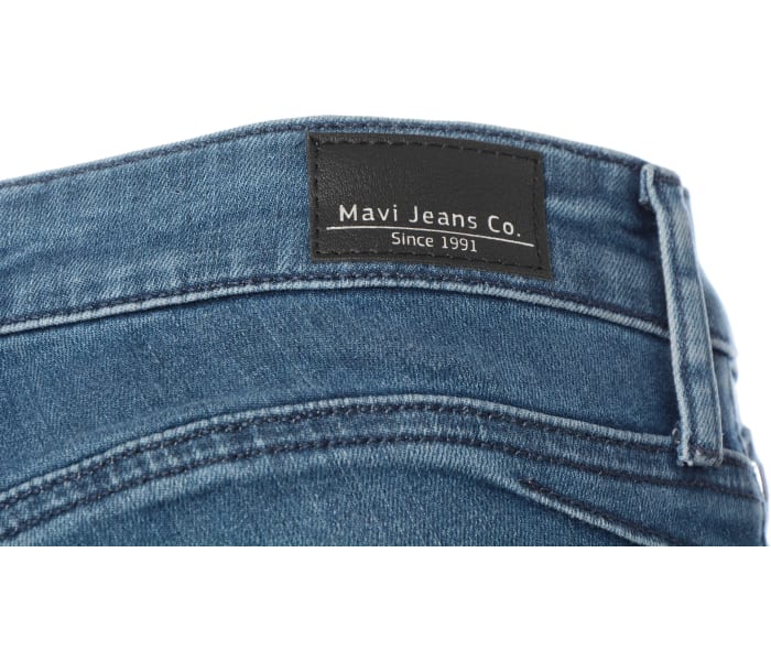 Mavi jeans Adriana Dark Blue Brushed Glam dámske modré