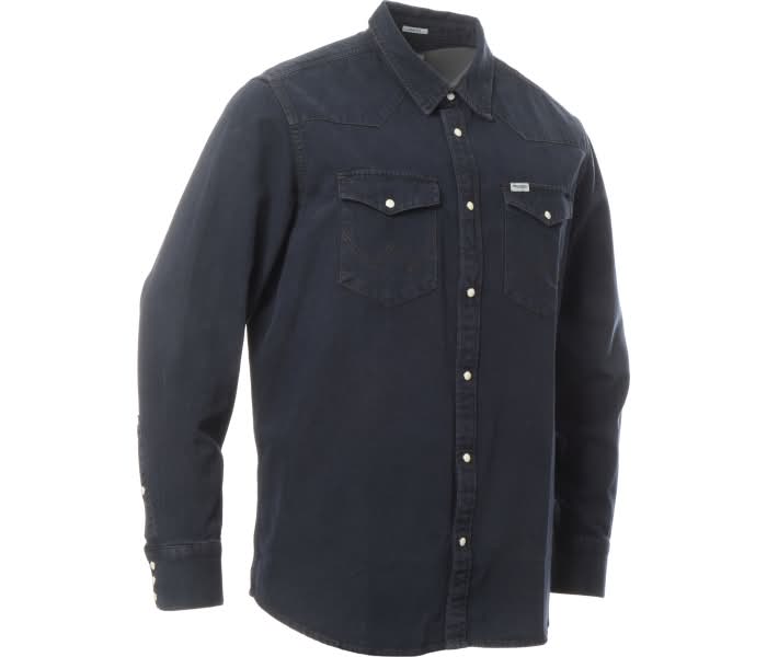 Košile Wrangler Western Midnight Rodeo pánská tmavě modrá