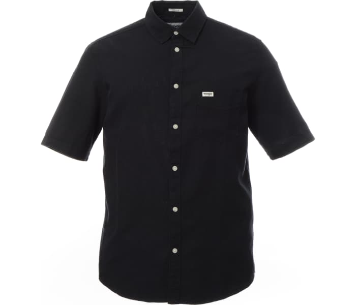 Košeľa Wrangler SS 1 PKT pánska čierna