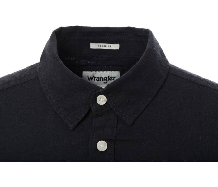 Košeľa Wrangler SS 1 PKT pánska čierna