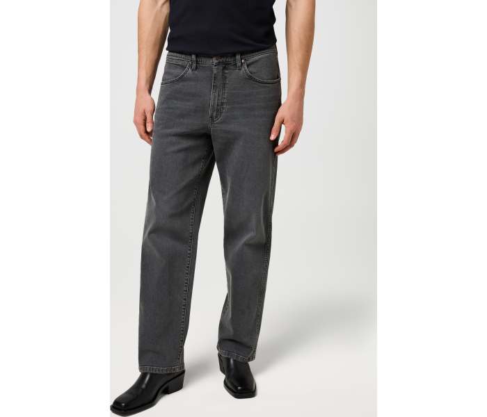 Wrangler jeans Loose Straight Sandstorm pánské šedé