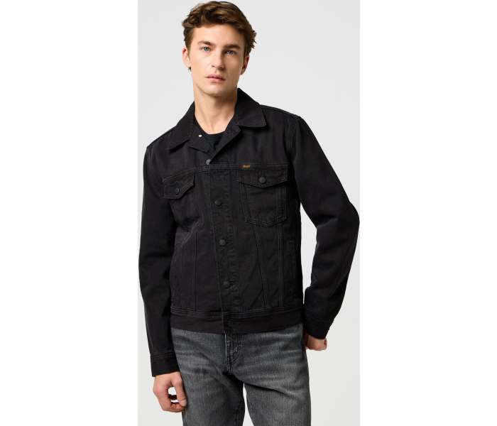 Džínová bunda Wrangler Classic Orion pánská černá