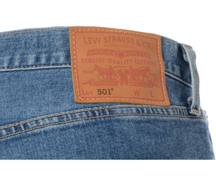 Levi´s® jeans 501 Original BT Bulldog Indigo pánske modré