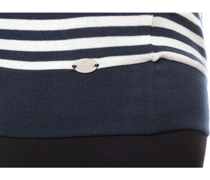 Blúzka Timezone Striped Rib dámske modro-biele