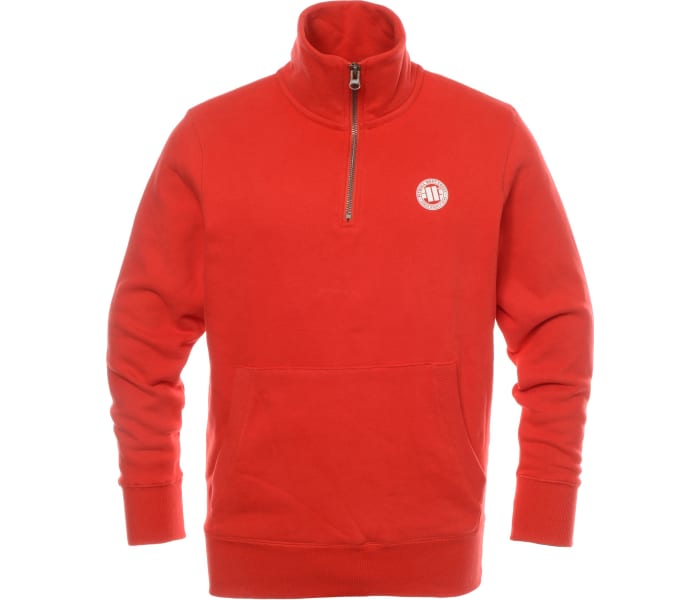 Mikina PitBull Small Logo 1/2 zip