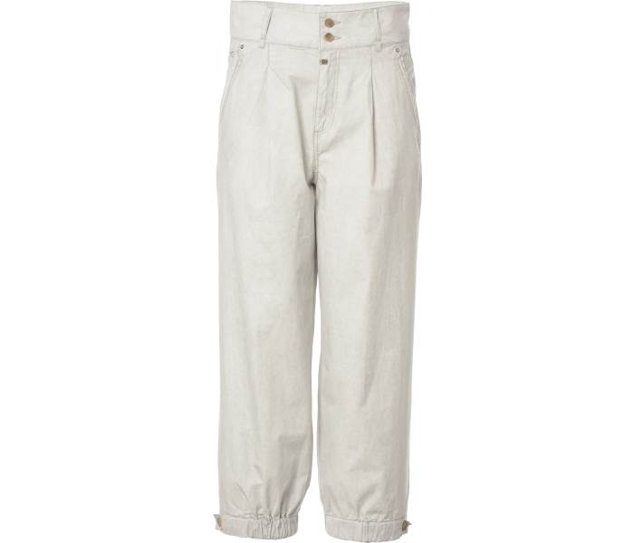 Nohavice Timezone Loose Lou Cropped dámske béžové