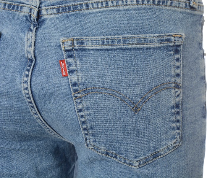 Levi´s® jeans 725 High Rise Bootcut Blue Wave dámské světle modré