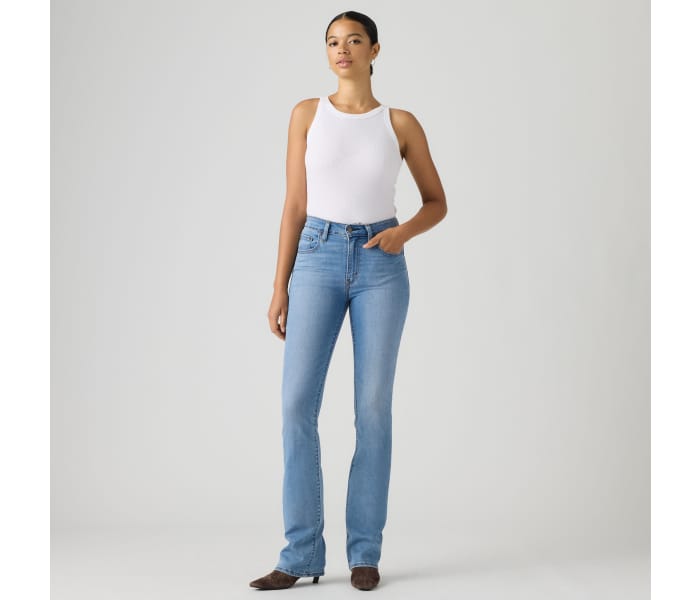 Levi´s® jeans 725 High Rise Bootcut True Blue dámské modré