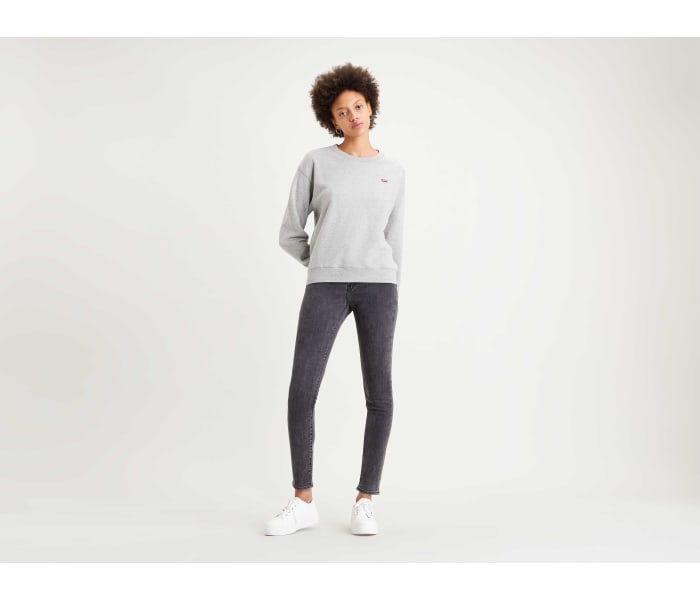 Levi's® jeans 721 High Rise Skinny dámske tmavo šedé