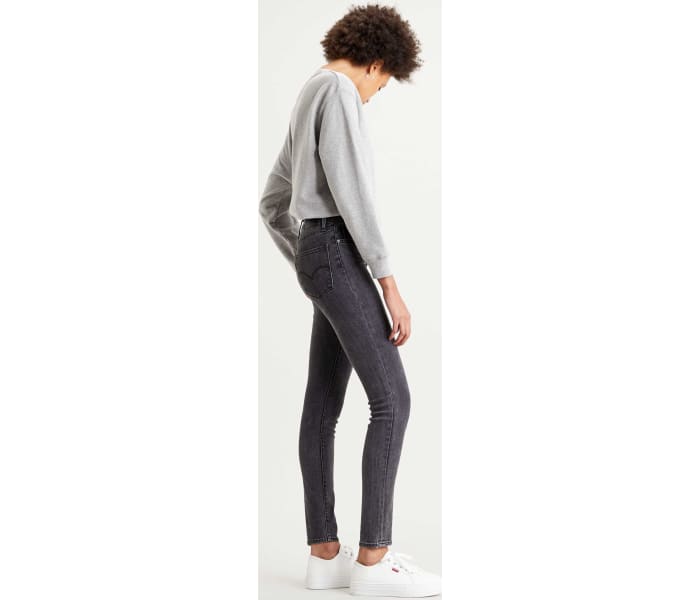 Levi's® jeans 721 High Rise Skinny dámske tmavo šedé