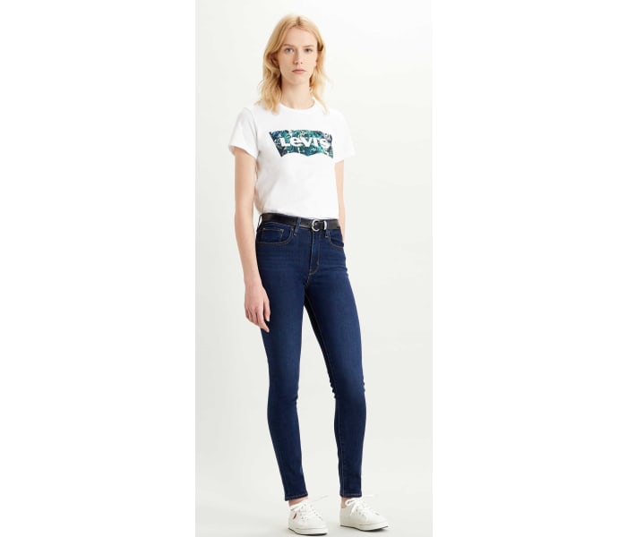 Levi's® jeans 721 High Rise Skinny Bogota Feels dámske tmavomodré