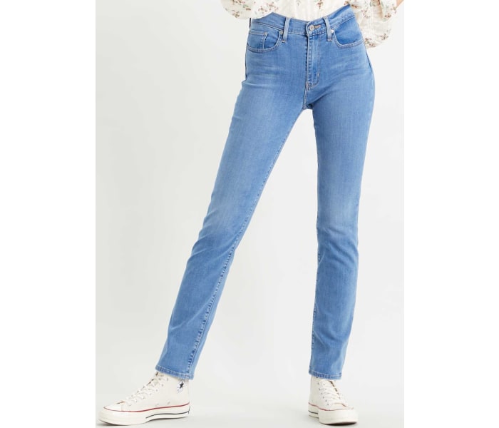 Levi's® jeans 724 High Rise Straight Rio Chill dámske modré