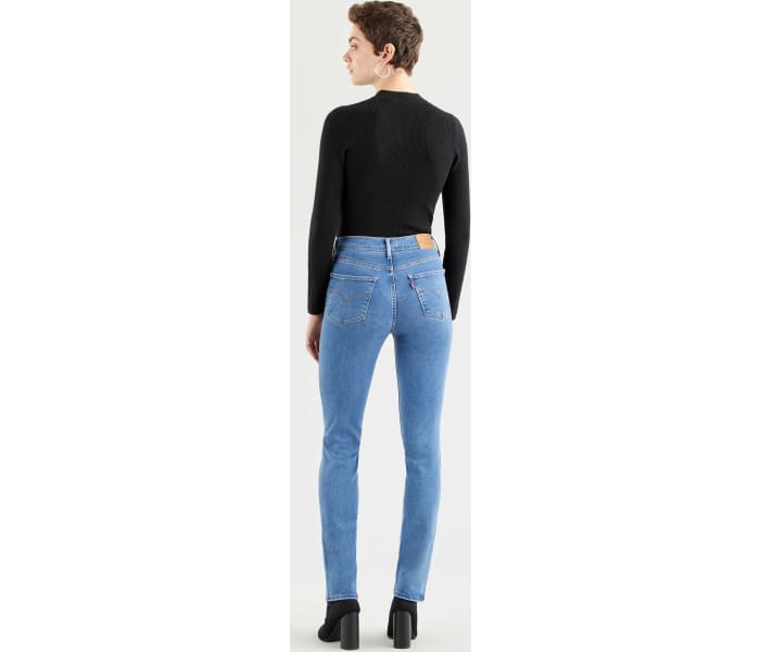 Levi´s® jeans 724 High Rise Straight Rio Frost dámské modré