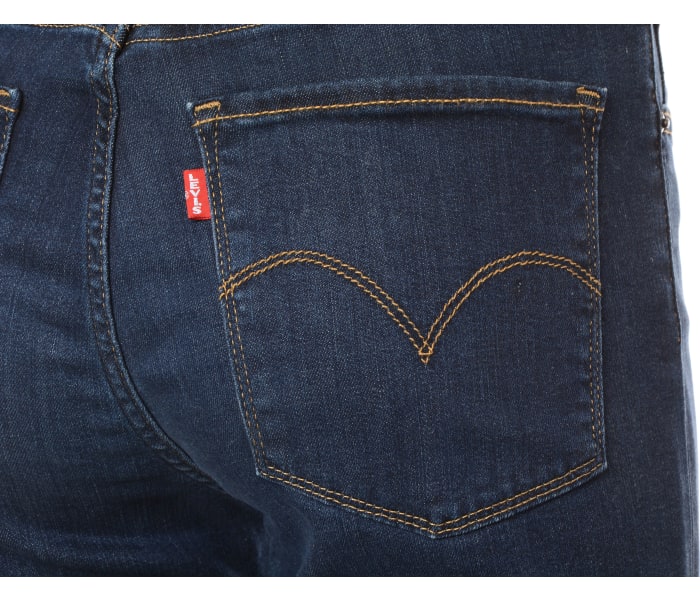 Levi´s® jeans 724 High Rise Straight Santiago dámské tmavě modré