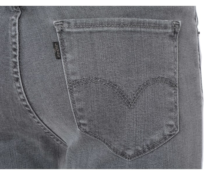 Levi´s® jeans 724 High Rise Straight dámske tmavo šedé