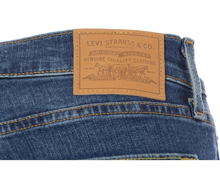 Levi´s® jeans 724 High Rise Straight Blue Wave dámske tmavo modré