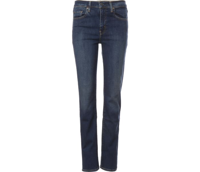 Levi´s® jeans 724 High Rise Straight Blue Swell dámske tmavo modré