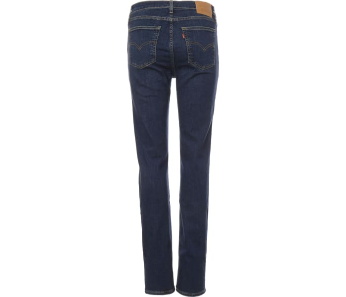 Levi´s® jeans 724 High Rise Straight Blue Swell dámske tmavo modré