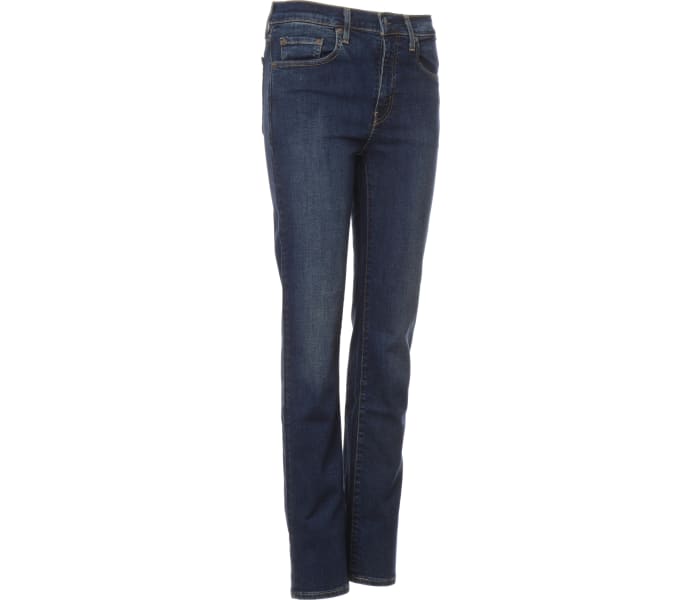 Levi´s® jeans 724 High Rise Straight Blue Swell dámske tmavo modré