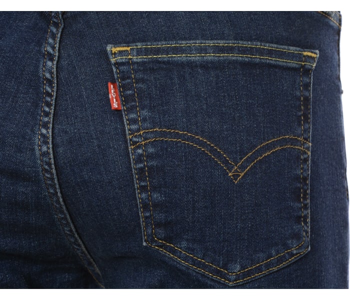 Levi´s® jeans 724 High Rise Straight Blue Swell dámské tmavě modré