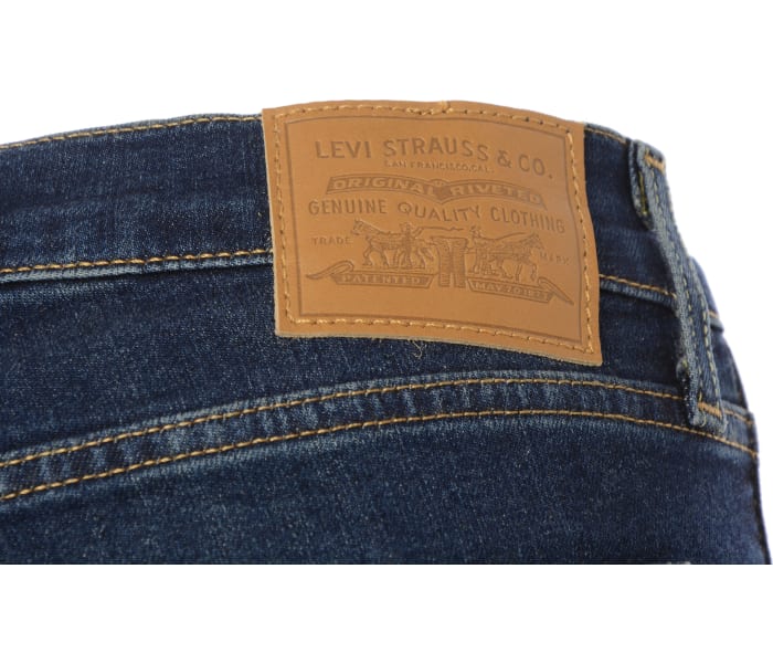 Levi´s® jeans 724 High Rise Straight Blue Swell dámske tmavo modré