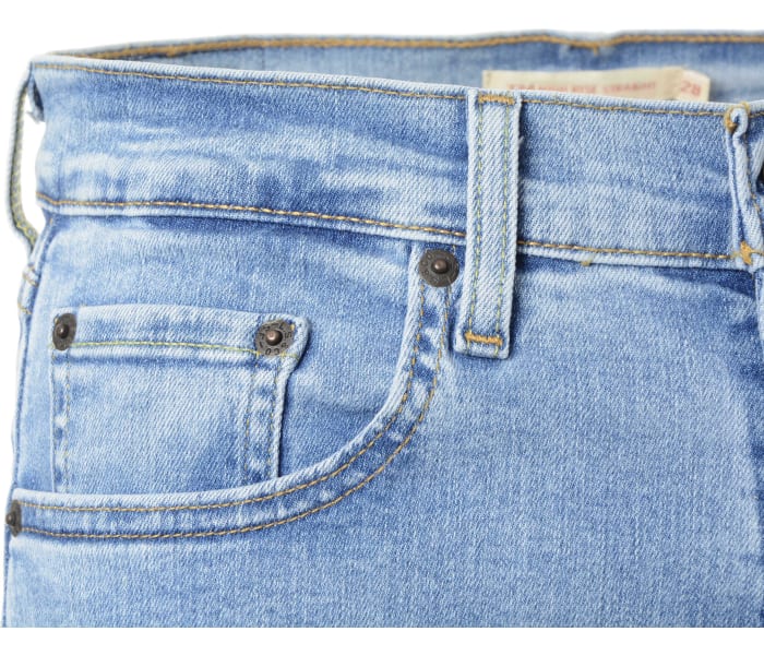 Levi´s® jeans 724 High Rise Straight Middle dámske svetlo modré