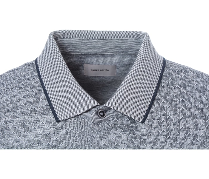 Polo tričko Pierre Cardin pánske modro-šedé