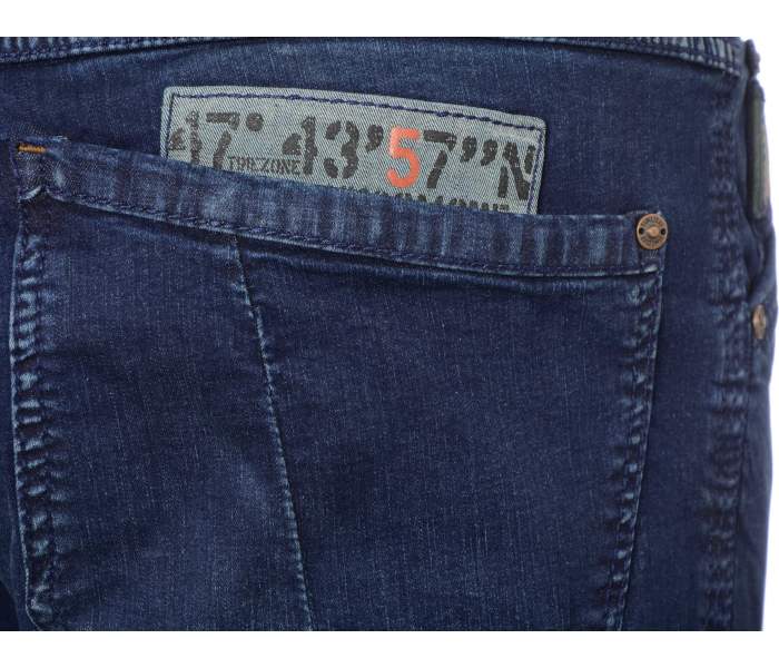 Timezone jeans Regular Roger pánske tmavo modré