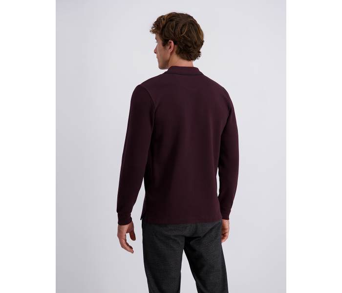 Polo triko Pierre Cardin pánské tmavě vínové
