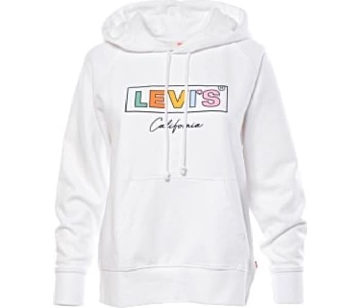 Mikina Levi´s® Graphic Sport Hoodie dámská bílá